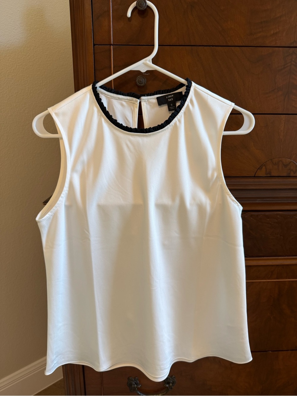 J. Crew 365 White Sleeveless Tank